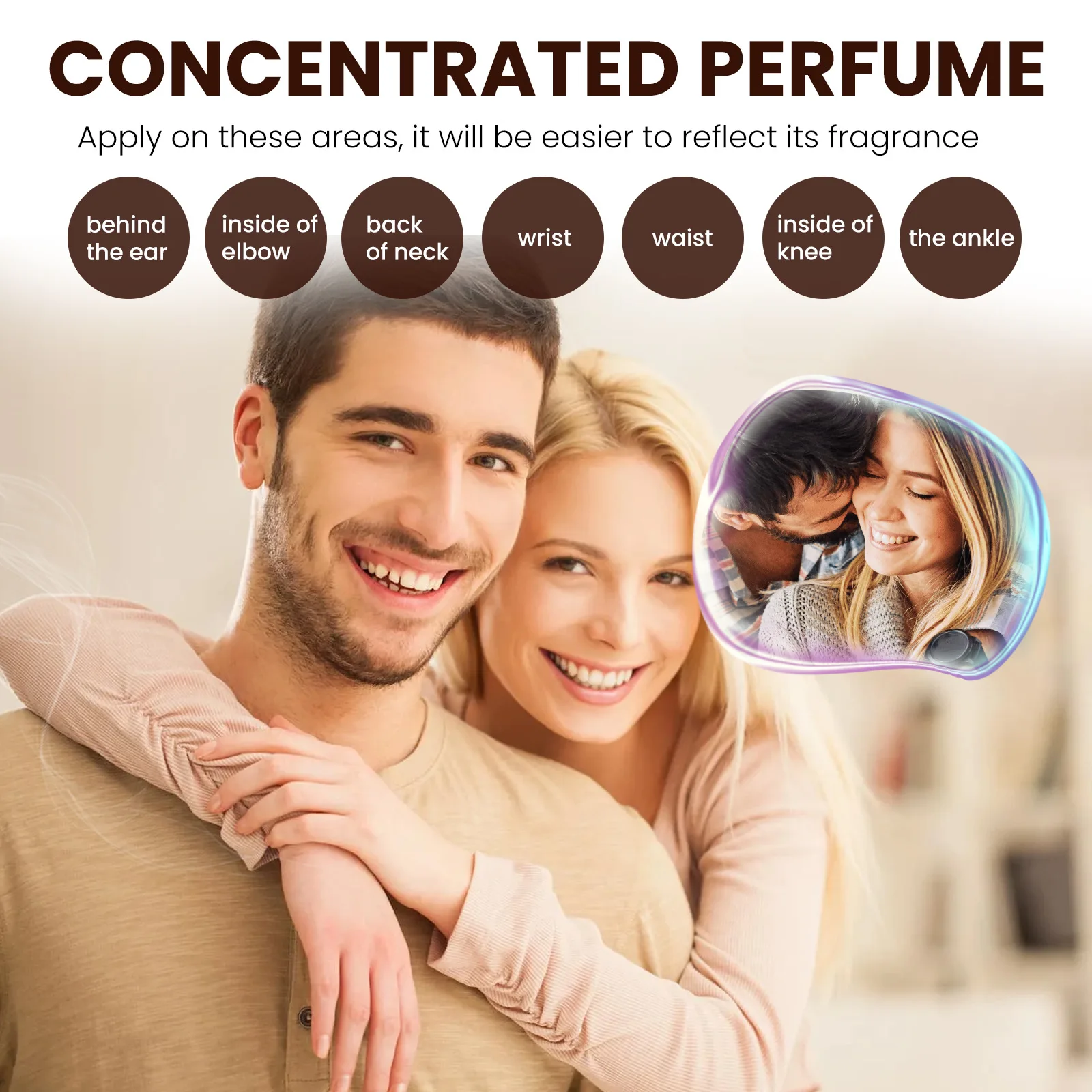 Sandalwood Perfume Pheromone Concentrate Dating Perfume Long Lasting Scent Flirting Pheromone Natural Fragrance Body Mist Spray