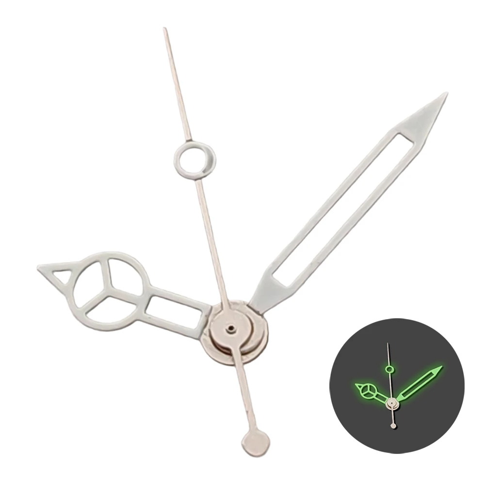 Skeleton NH35 Hands Green Luminous Hollow Out Watch Hands For NH35 NH36 4R 7S Movement Watch Accessories view 2