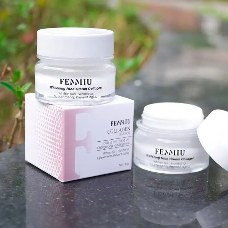 

Vietnamese face cream for hydrating KEM COLLAGEN SUA NON 7DAYS FEMMIU 30GR