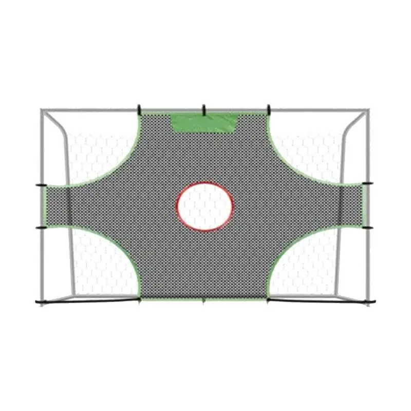 1/3 Holes Football Training Shooting Target Net Soccer Goal Football Practice Target Ball Net Goalkeeper Football Goal Net