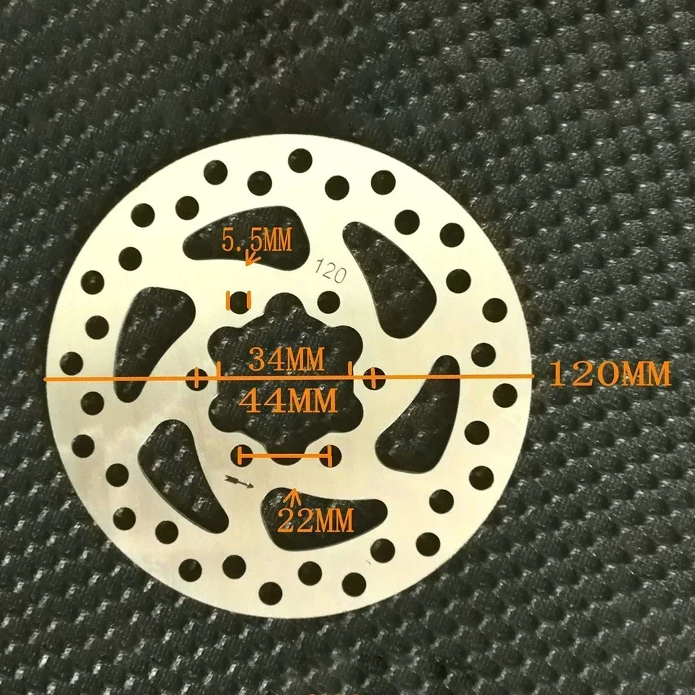 110/120/140/160mm Escooter Disc Brake Discs Electric Scooter Steel Brake Disc For Electric Scooter Brake Accessories