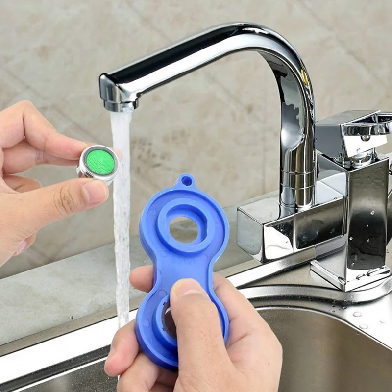 Robotic Arm Kitchen Faucet Aerator 1080° Rotation Extender Adapter Splash-proof Swivel Water Saving Plastic Faucet Spray Head