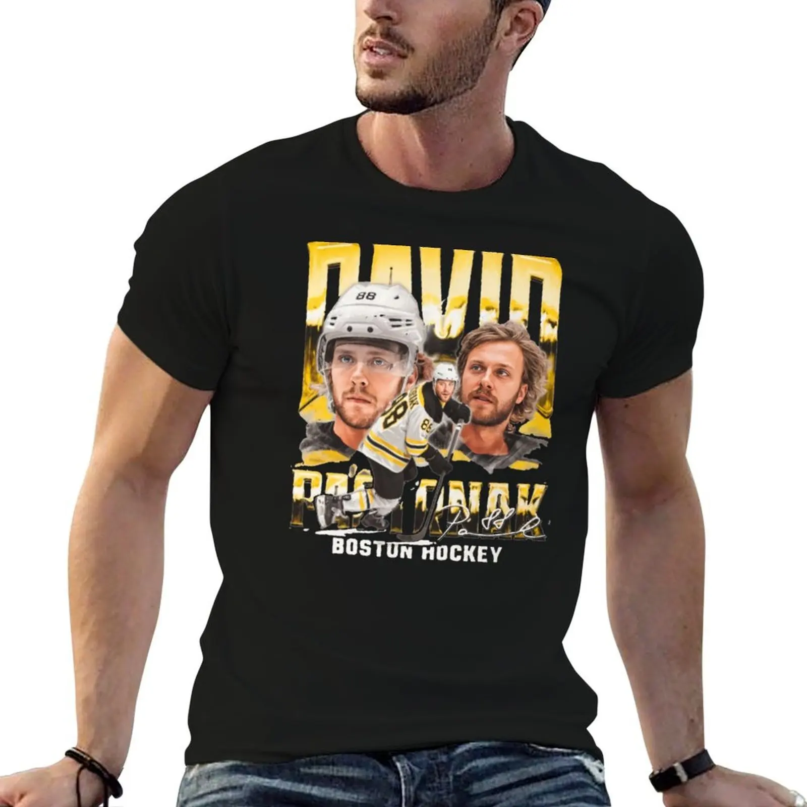 

David Pastrnak T-Shirt t shirt man designer man t shirt luxury T-Shirt