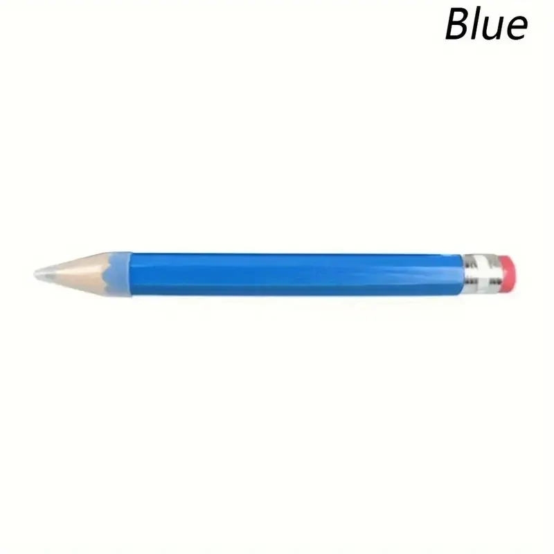 1 Stück 33 cm Riesenstift für Maler, Künstler, Studenten, großer Holzstift mit Radiergummi, Schreibwaren, Neuheit, Schule, Bürobedarf, Geschenk – Detail 5