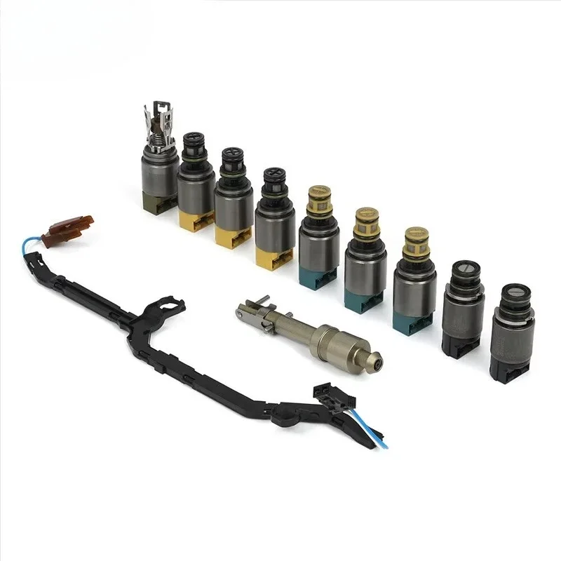11PCS 6HP19 6HP26 6HP32 1068298043 Transmission Solenoid Kit With Harness Suit For BMW Jaguar ZF 6HP19 26 32