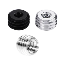 Coarse Thread 5/8-11 to 3/8-16 1/4-20 Inch Female Male Threaded Screw Mount Adapter for Laser Level Tripod Conversion Screw