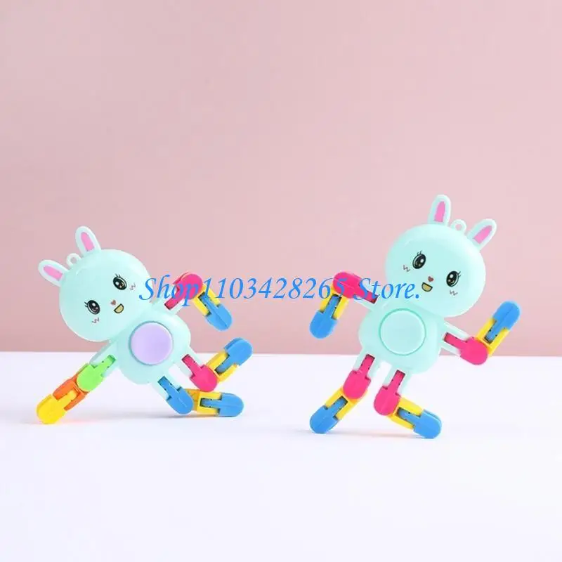 Robot robot thỏ spinner đồ chơi chống lại đồ chơi cơ học cảm giác cho tâm trạng khác nhau làm dịu đi G2TE G2TE