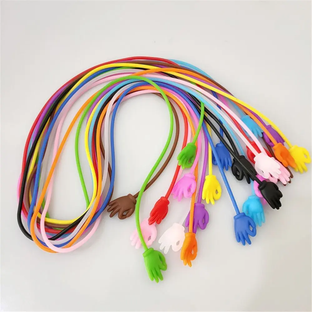 Adjustable Silicone Eyeglasses Straps Sunglasses String Ropes Glasses Chain Sports Band Holder Elastic Anti Slip Cords マスクチェーン