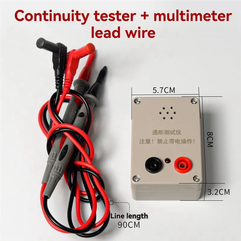 A88E-Continuity Test Buzzer Continuity Tester 9V On-Off Switch Tester Continuity Tester For Circuit Measure