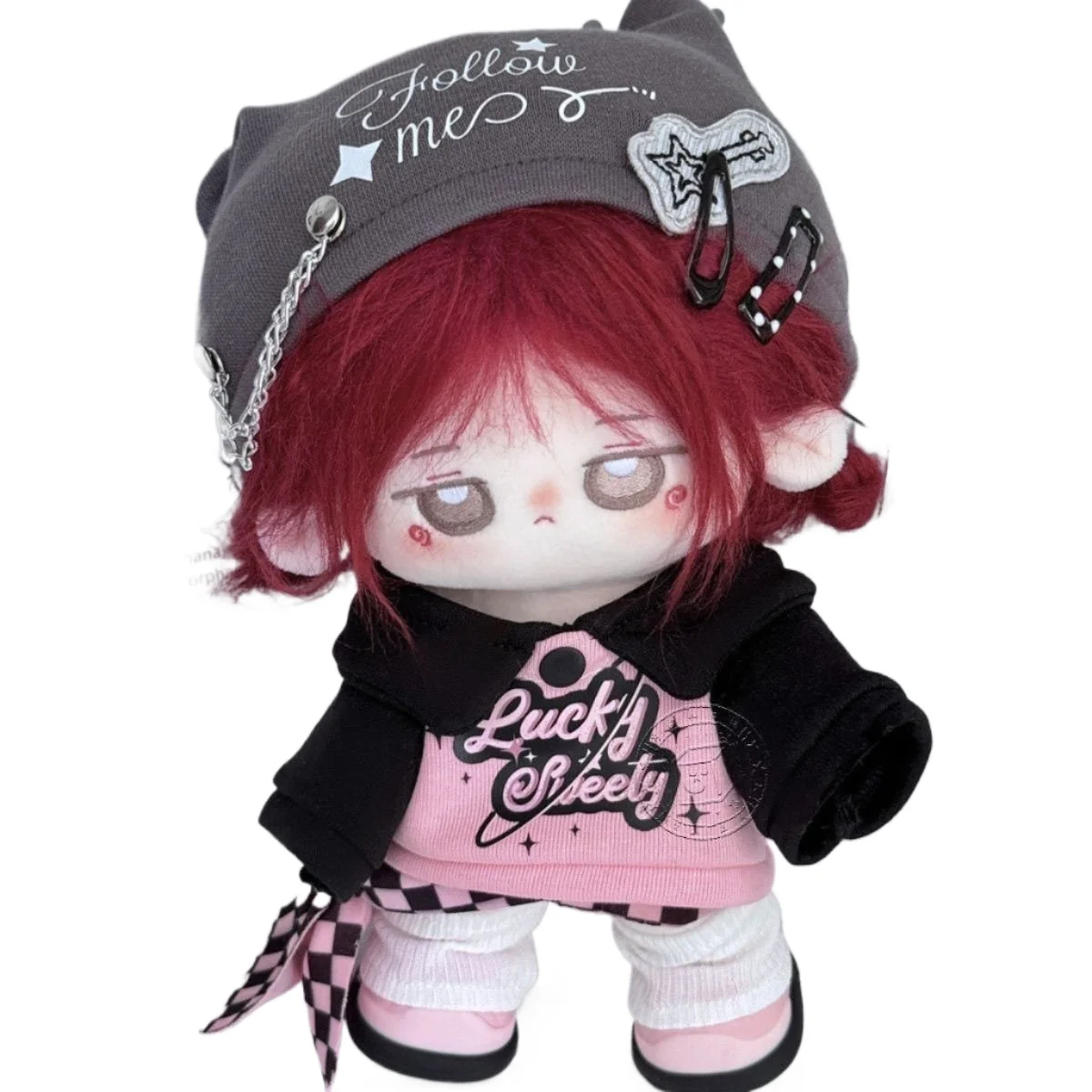 Black Powder Series 20cm and 25cm Universal Cotton Baby Doll Clothing Sports Set view 6