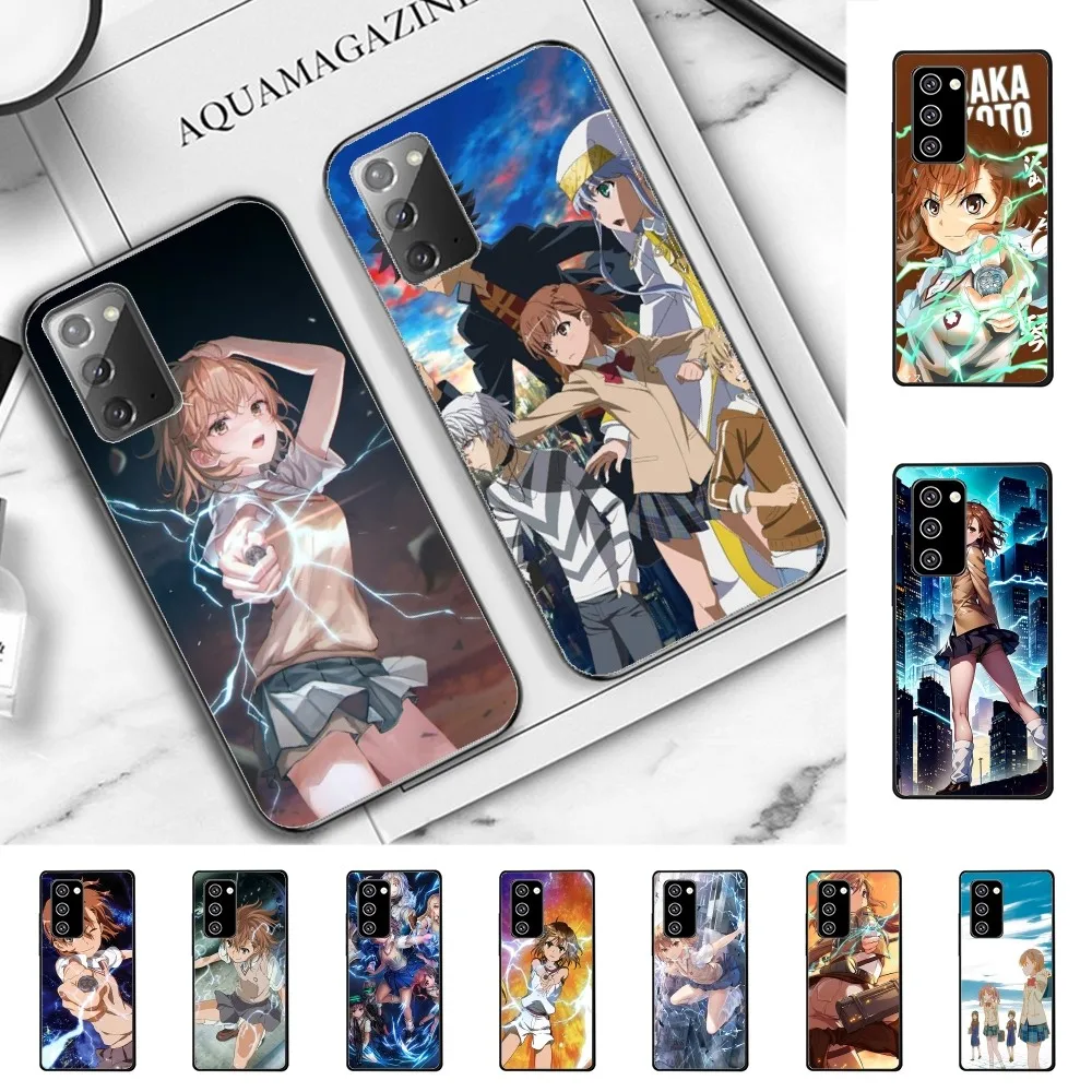 A Certain Scientific Railgun Phone Case For Samsung Note 8 9 10 20 pro plus lite M 10 11 20 30 21 31 51 A 21 22 42 02 03