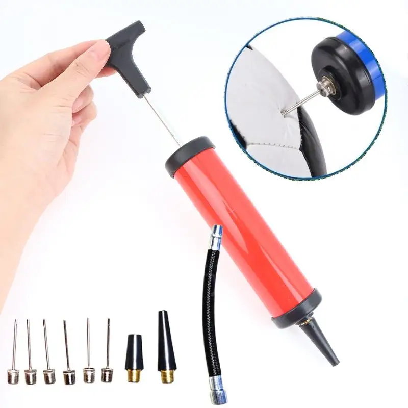 5/10Pcs Universal Portable Ball Pump with Needle Nozzle Multifunctional Inflator for Soccer Volleyball Basketball Balls