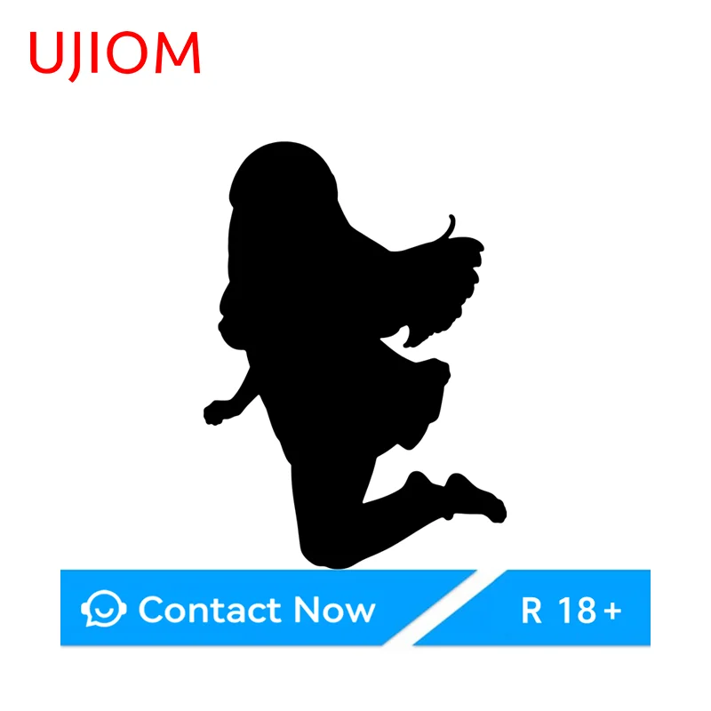 UJIOM Fern Without Censorship Wall Sticker Pussy Wagon Scratch Proof Graffiti Decal Cupboard Vestibulec Accessories Toys Hobbies