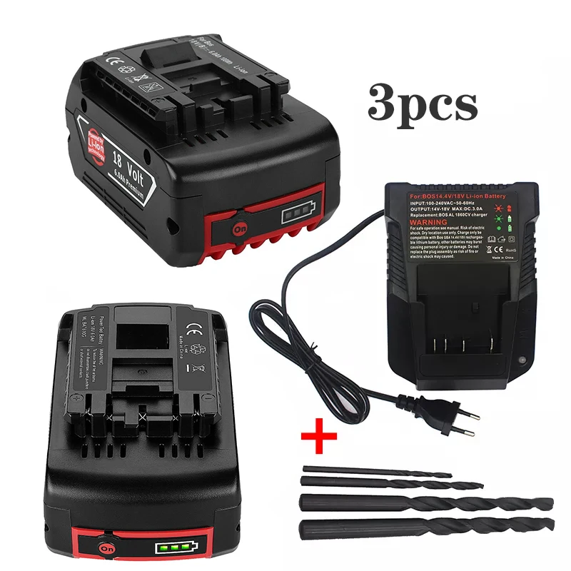 

18V 5.0ah Power Tool Battery FOR Bosch 18V 5.0A Backup Battery Portable Replacement BAT609