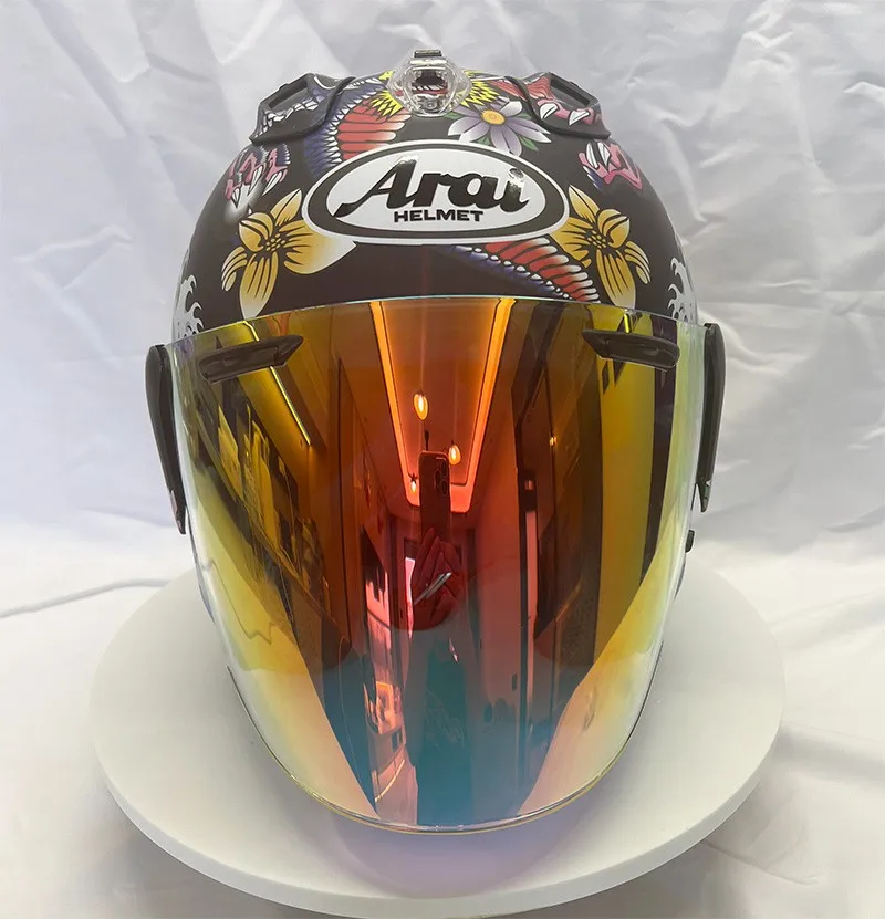 

VZ-RAM High Quality ABS Classic 3/4 Open Face Helmet, For Vintage Motorcycle and Cruise Motorcycle Protection Helmets,Dragon