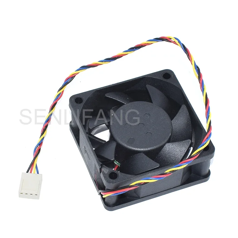 6CM Fan New For TOP MOTOR DF126025BU DC12V 0.80A 60x60x25MM Server Square Cooling 4Lines