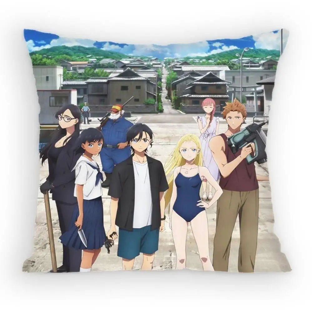 Summer Time Rendering Shinpei Pillow Case Sofa Living Room for Bedroom car Headboard Backrest Cushion Square Cushion Nap Time