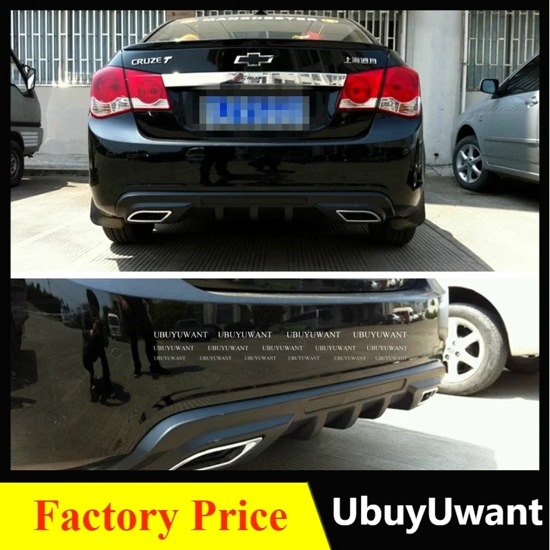 UBUYUWANT dla Chevrolet Cruze tylny spojler tylny zderzak dyfuzor ochraniacz zderzaków dla Cruze Body Kit zderzak 2009-2014