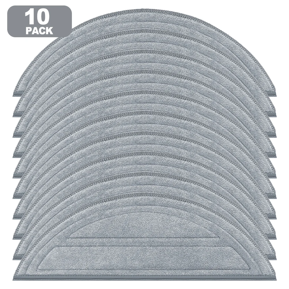 4/10Pcs Microfiber Cleaning Mop Cloth Replacement For Roborock Q10 S5 / Q10 S5+ / Q10 VF / Q10V / Q10V+ Mop Cloth Spare Part Rag