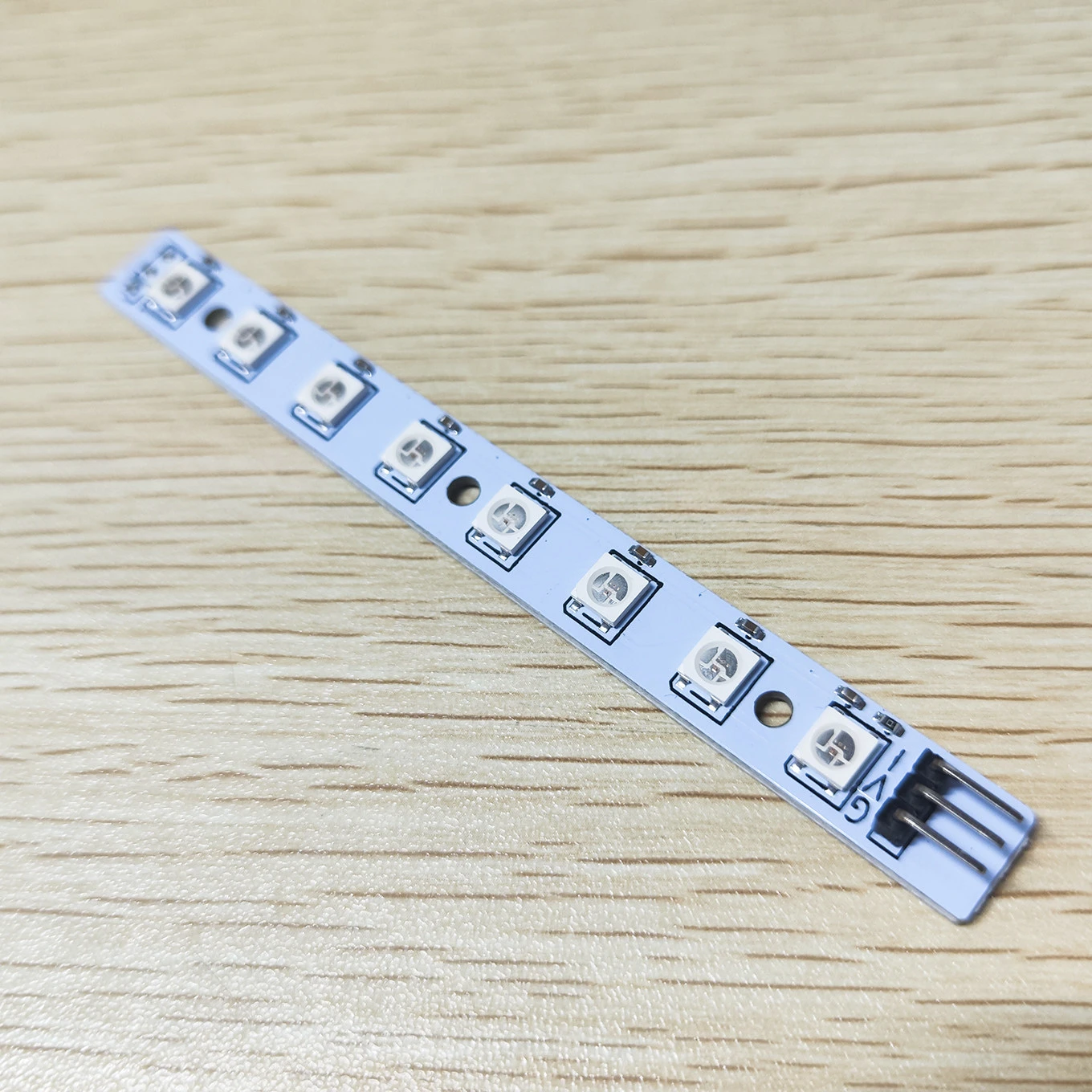 WS2812B color-adjustable lights 8 LED strips electronic building blocks compatible with Arduino RGB light-emitting color adjusta