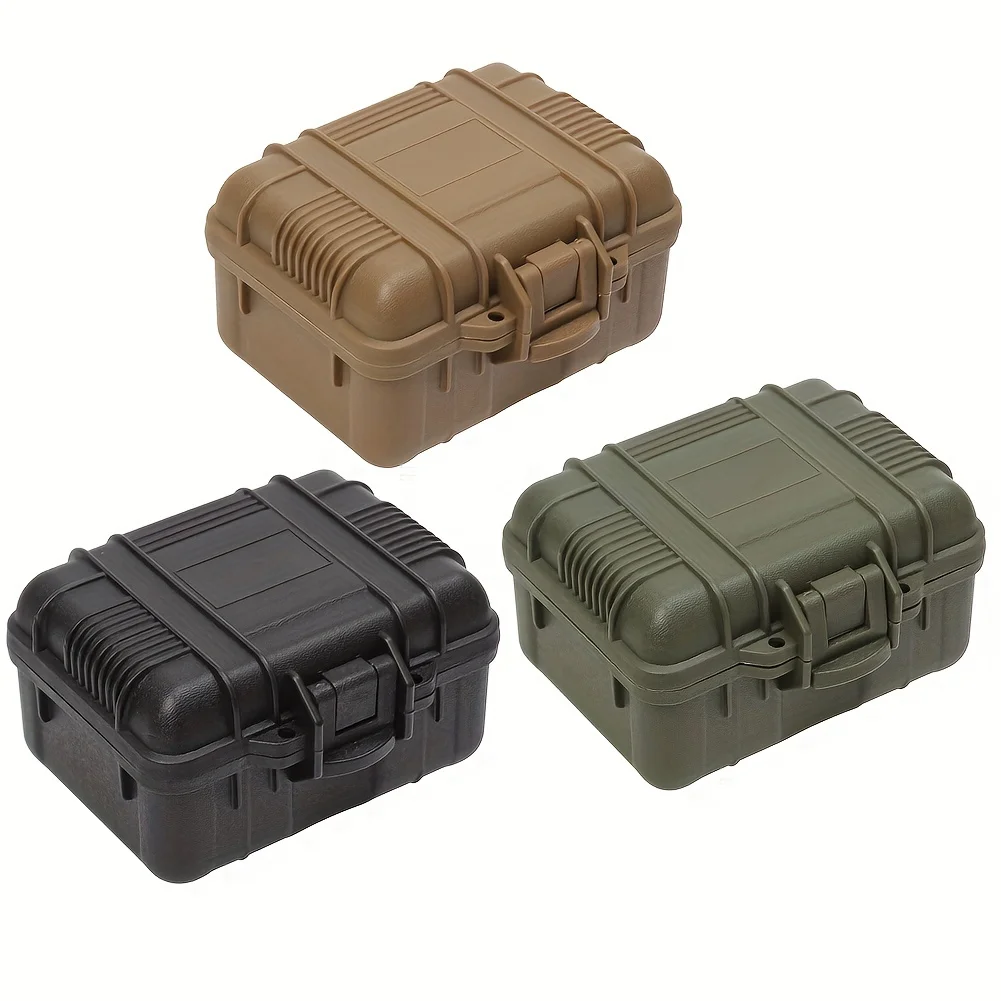 Plastic Sealed Dustproof Toolbox Outdoor Portable Equipment Box Shockproof Instrument Box Safety Protection Small Toolbox