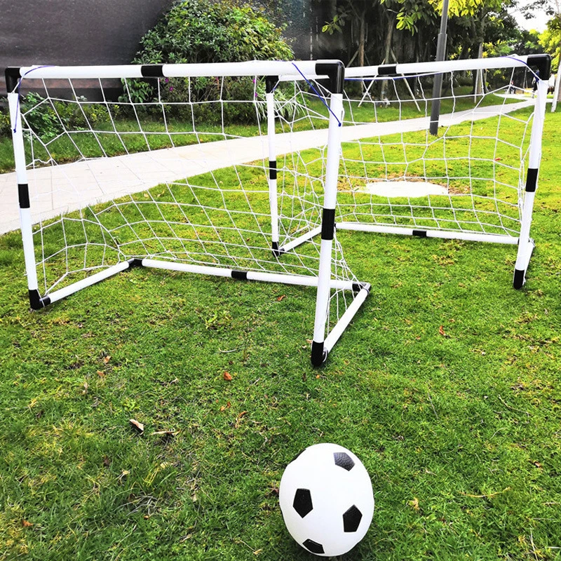 Portable Football Goal Net Set，Outdoor Football Playing Net for Backyard Garden Lightweight Mesh Soccer Gate，Including Cloth