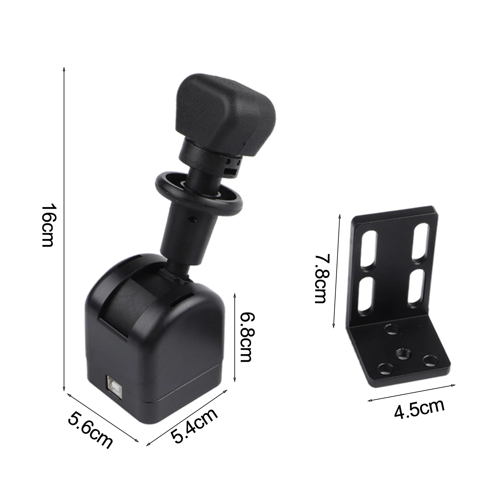 Racing Accessories PC USB Handbrake Black Pc Driving Simulation Equipment High Universality Compatibility Stylish Racing Gear