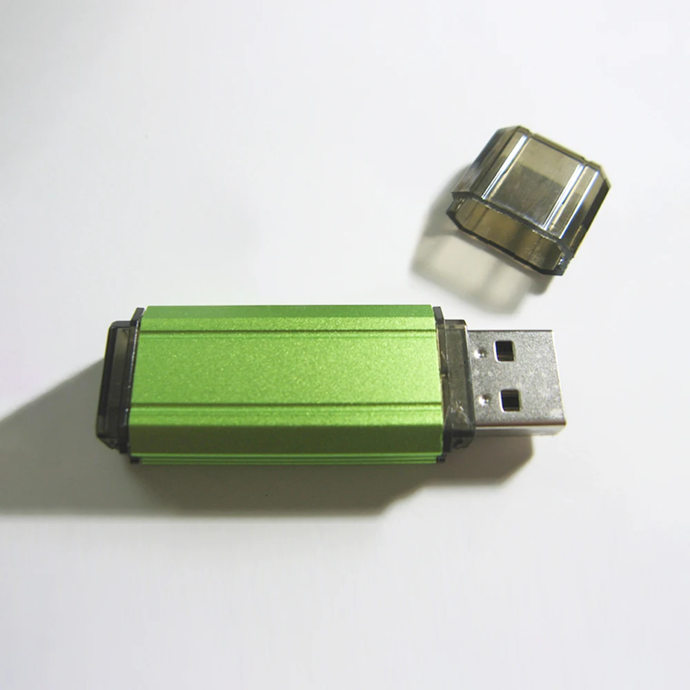 10Pieces New No logo Color Aluminum USB Case Shell they suitable for general PCBA board Metal shell It is no USB memory chip