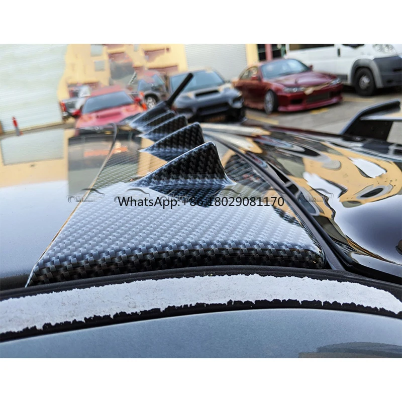 Carbon Fiber ROOF Spoiler para Mitsubishi Lancer Evo 7, 8, 9, Auto Tuning