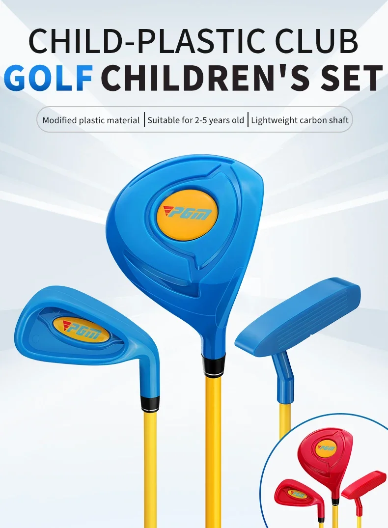 PGM Golf Club Set Boy Girl Beginner's Golf Training Wood Iron Swing Putter Bag Gift JRTG011