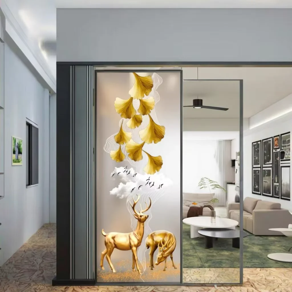 Luxury Stainless Steel Laser Cut Soundproof Panel Partition Screen Wall Divider for Modern Home Boutique Interior Design Wedding