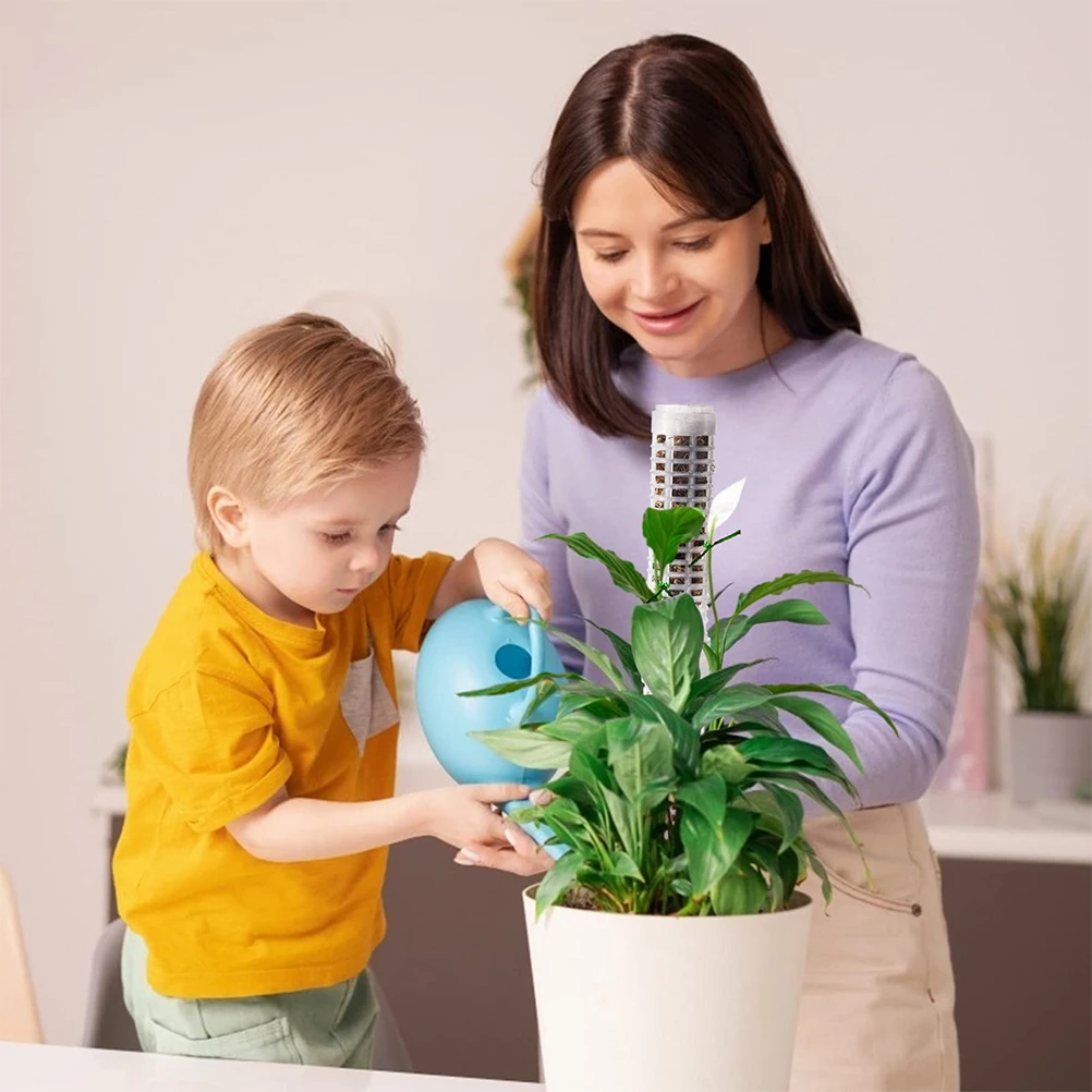 

Plant Moss Column Poles for Climbing Plants Stand Support White Plastic Covered Stake