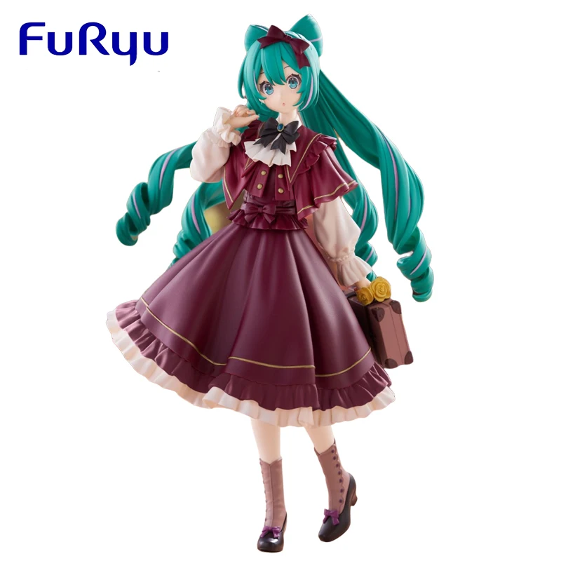 figurine-originale-furyu-trio-try-it-hatsune-miku-dame-d'elegance-nostalgique-retro-habiller-figurine-anime-modele-a-collectionner-cadeaux