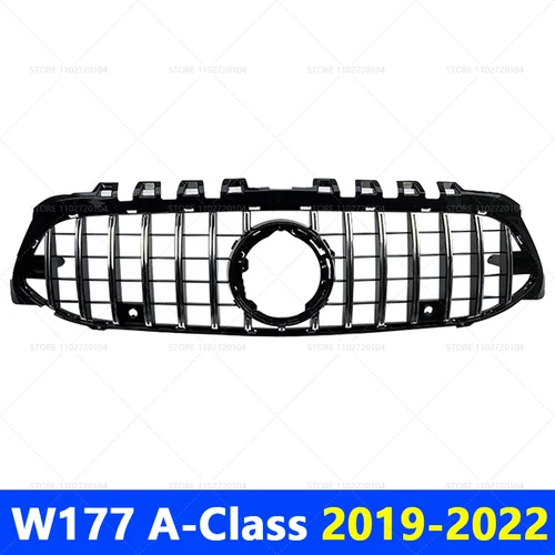 Para 2019-2022 W177 Clase A Mercedes Benz A180 A200 A220 A250 A35 Parachoques delantero GT Rejilla de malla