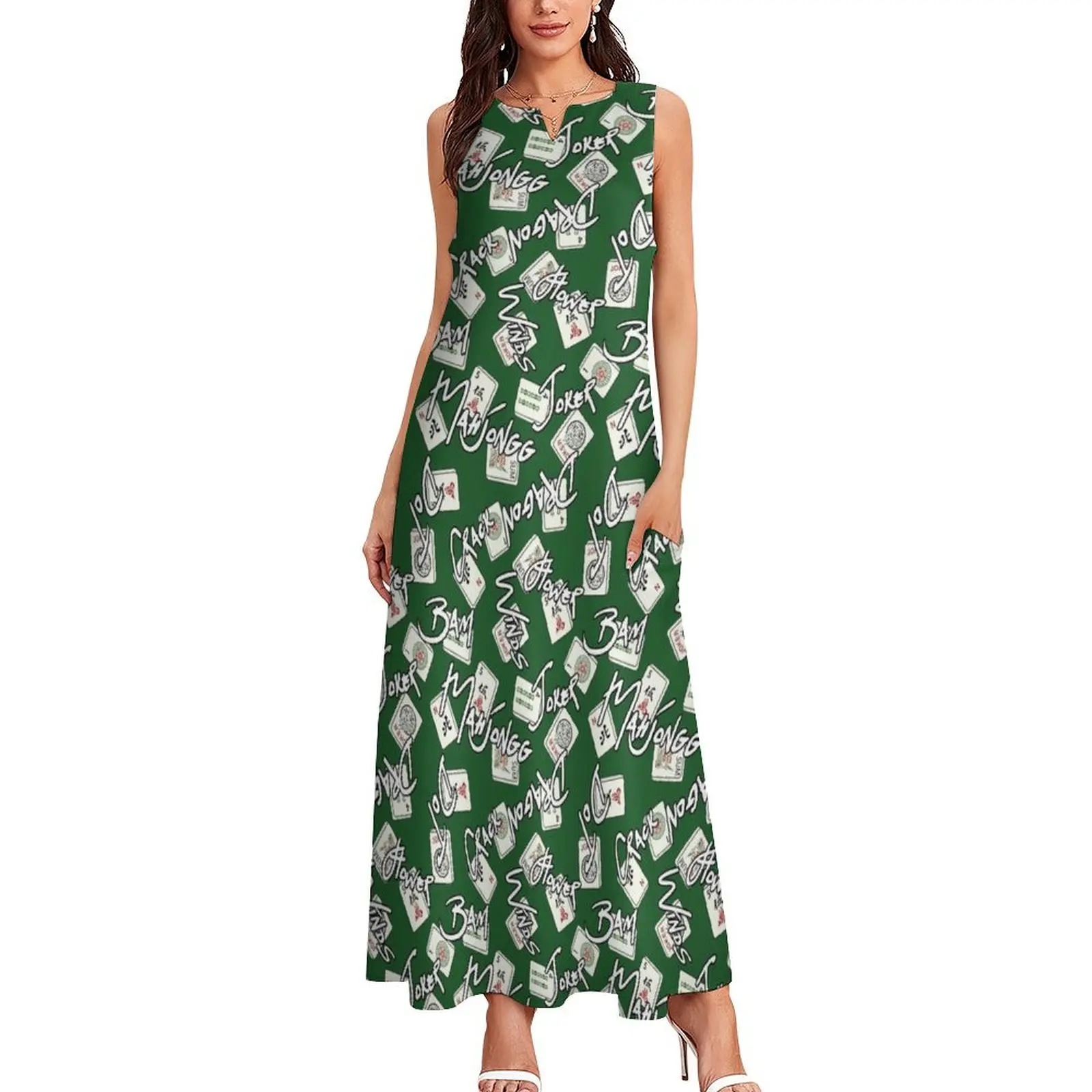 MahJongg Fun! Long Dress Summer dresses for women Women's summer long dress