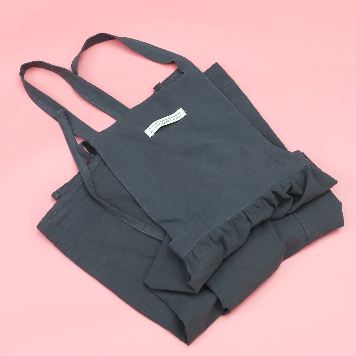 

Cotton Apron For Women Korean Style Pleated Skirt Home Kitchen Bakery Art Studio Workwear Floral Shop Guide Uniform Premium