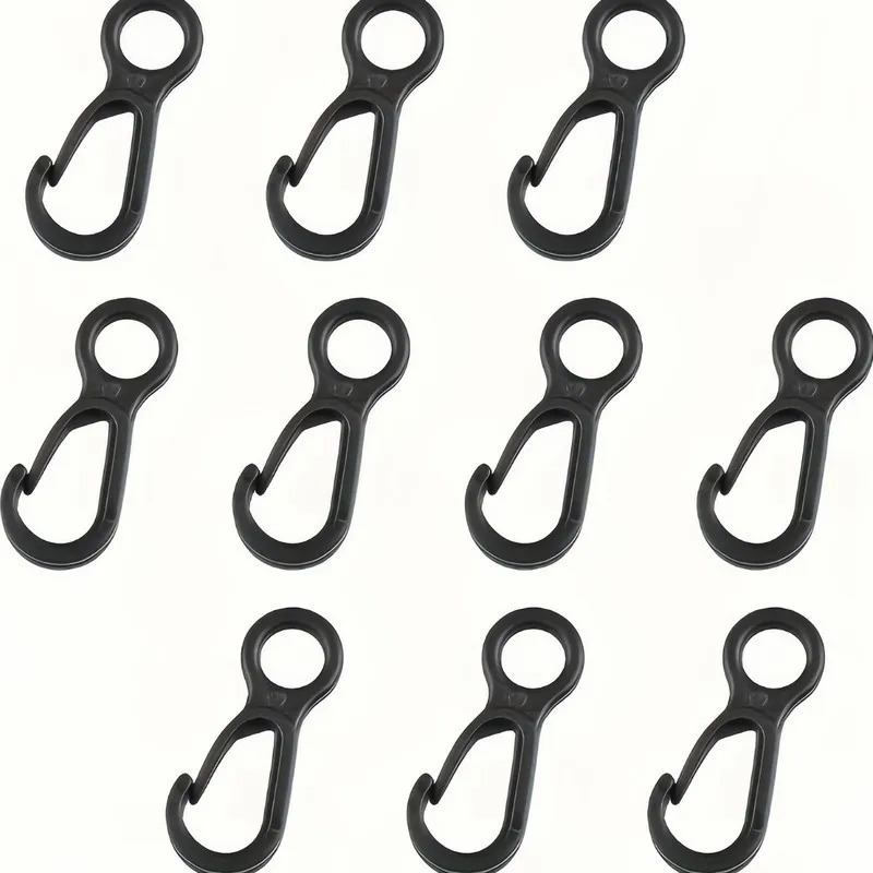 Snap Hooks 55 pcs, Quick Release, Easy to Clip, for Camping Tent Lights and Backpack Accessories, Easy to Install
