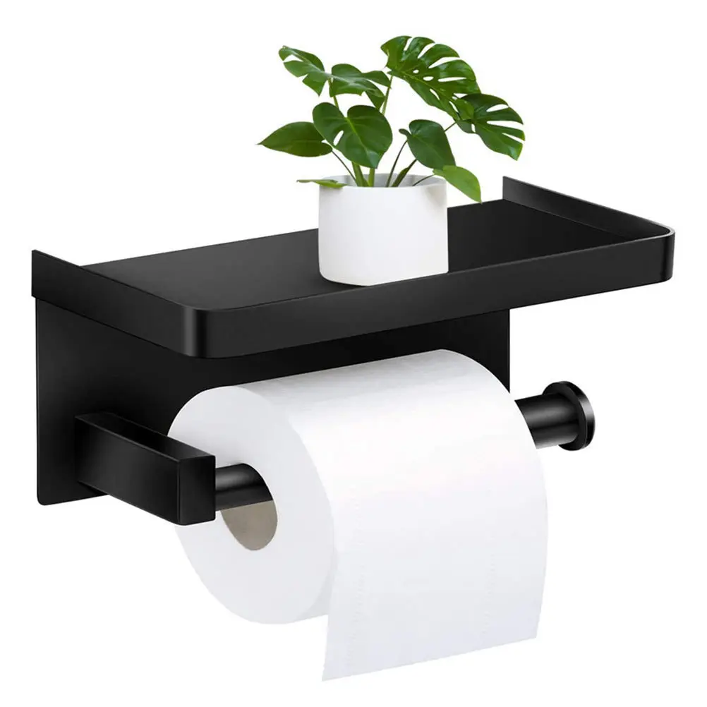 

Durable Toilet Paper Rack Simple Toilet Paper Stand Phone Storage Holder Space-Saving Design Household Bathroom Accessories