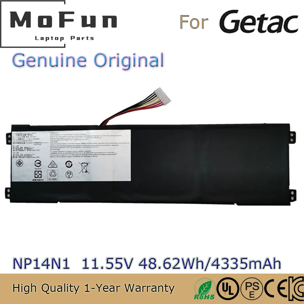 

Brand New Original NP14N1 11.55V 48.62Wh Laptop Battery for Getac Nexstgo PRIMUS NX101 14" NP14N1BD002P