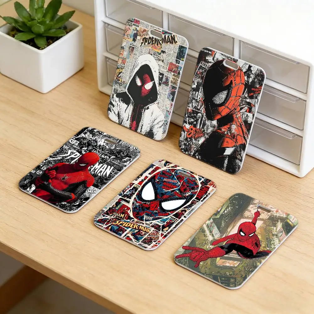 

Держатель для пропуска S-Spider-Man Premium с ремешком на шею, прочный чехол-держатель для карт с шнурком для рабочего пропуска сотрудника, офиса.
