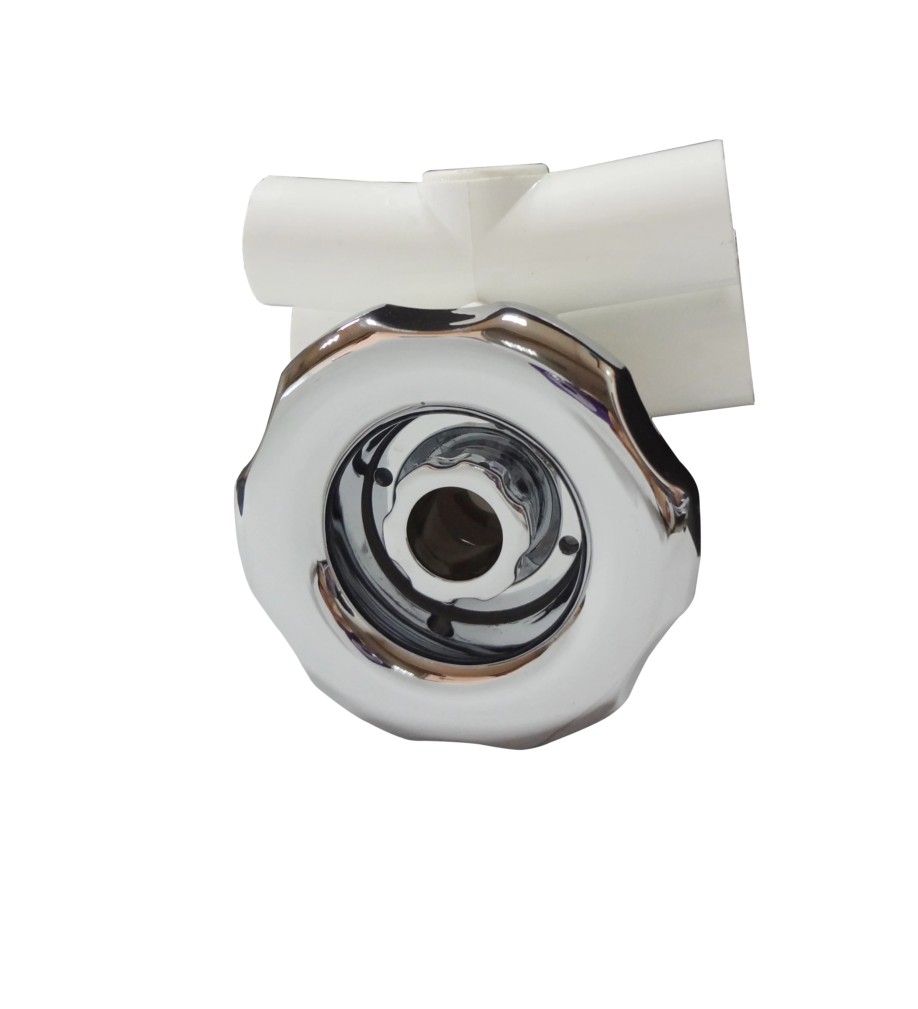 Bañera de Hidromasaje Moderna Independiente SP-4407 con Chorro de Spa, Desagüe Cromado de Plástico de 32*20mm para Baño