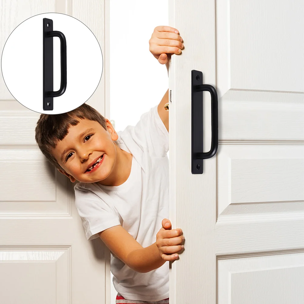 

2pcs Sliding Door Handles Aluminum Alloy Minimalist Barn Door Pull Furniture Hardware Garage Granary Warehouse