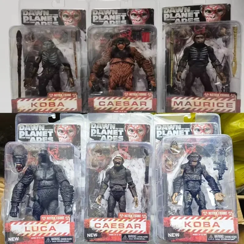 In Stock Rise of The Planet of The Apes Caesar Koba Luca Figure PVC Collection  Action Figure Model Toys Gifts - view 2
