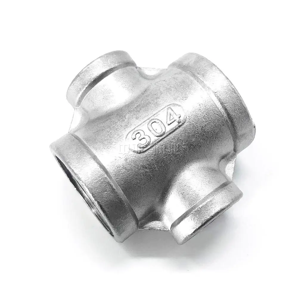 

Free shipping DN15toDN20/DN25 toDN15 Female 4 way Threaded Reducer Pipe Fittings Stainless Steel SS304