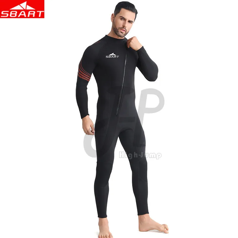 SBART Snorkeling Scuba Diving Wetsuit for Men, Long Sleeve, Neoprene, Submersible, Water Sport, Keep Warm, Winter, 3mm