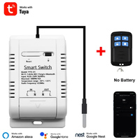 Tuya Smart Life / EWELINK WiFi Switch 220V 85-250V Relay With Temperature Monitoring Thermostat Sensor RF433 Alexa Compatible