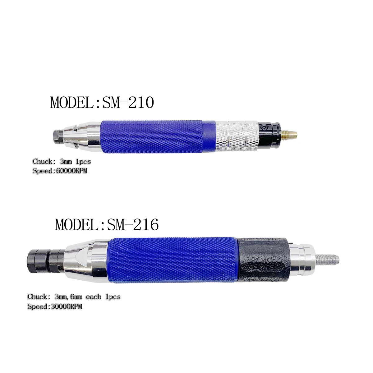 Customizable OEM Models SM-210 60000rpm Pen Type Pneumatic Grinder Straight Handle Air Die Polish Engrave Tool