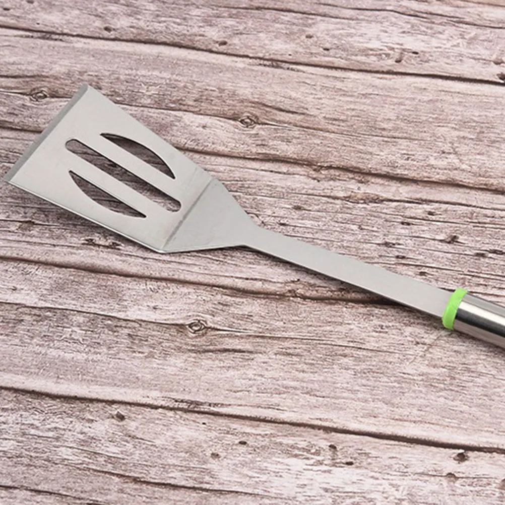 1Set Professional Grill Tool Set Heavy Duty Wear Resistant Compact Bbq Tong Multi Function Fork Convenient Spatula for Camping