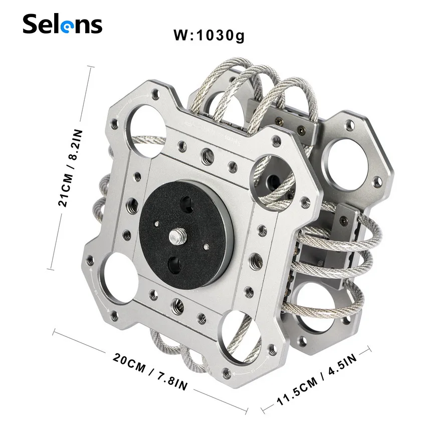 Selens امتصاص الصدمات الاهتزاز المعزل لسيارة شفط كأس جبل ل مثبت Gimbal و RONIN ، RONIN م ، RONIN MX ، RONIN S