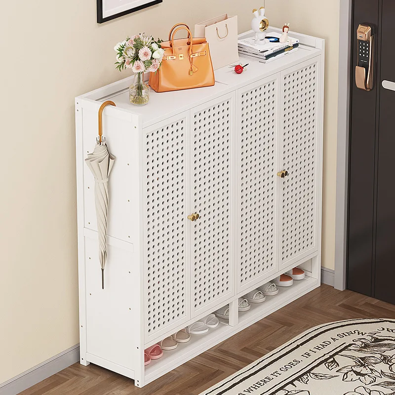Simple shoe rack at the door, starting from batch entry, multi-layer dustproof shoe cabinet, large-capacity household storage